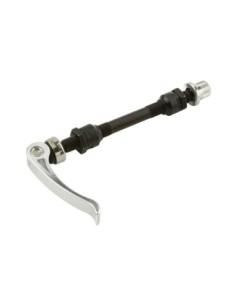 Front Quick Release Axle and Skewer Front 3/8 Silver.